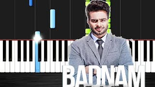 BADNAM  Mankirt Aulakh  Piano by VN [upl. by Adnuhs615]