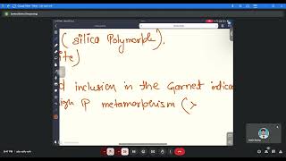 Metamorphic Petrology 16 10 24 [upl. by Liakim]