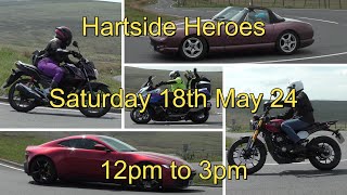 Hartside Pass  12pm to 3pm Saturday 18th May 2024  Full Video  All the lunch time action [upl. by Dnalkrik]