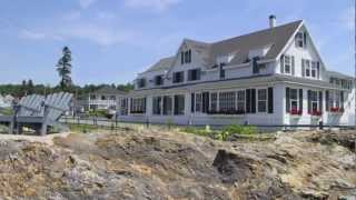 Ocean Point Inn and Resort  Oceanfron Resort with Cottages East Boothbay Maine [upl. by Gibert]