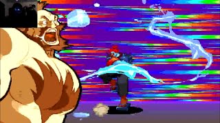 Zangief DURA PELEA vs a Cyber Akuma Marvel vs Streeth Fighter Parte 2 [upl. by Elleryt83]