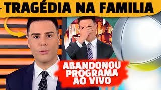 🚨Tragédia na família do Luiz Bacci Apresentador abandona programa ao vivo na Record às pressas [upl. by Abel880]