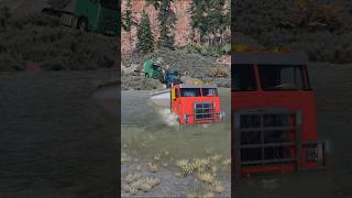 BeamNGdrive  Trucks vs Deep River🚚🌊 [upl. by Merritt]