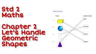 Std 2  Maths  Chp 2  Lets Handle Geometric Shapes  Maharashtra Board  Learn By Heart [upl. by Htebazle984]