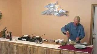 Chef Kirt cooking Sautéed Venison Steak on a Wild Rice Latke topped with a Mushroom and White Cheddar Cheese Cream Sauce [upl. by Julio]