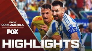 Argentina vs Colombia Highlights  2024 Copa América  Final [upl. by Cohen459]