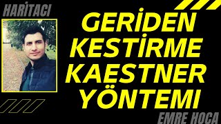 Geriden kestirme hesabı Kaestner yöntemi [upl. by Llekim]