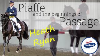 Piaffe and the beginnings of Passage training  Dressage with Heath Ryan [upl. by Mapes855]