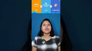 Which cloud technology to learn  AWS vs Azure vs GCP ytshorts youtubeshorts cloudcomputingaws [upl. by Styles25]