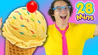 Ice Cream Song and More  Kids Nursery Rhymes from Bounce Patrol [upl. by River]