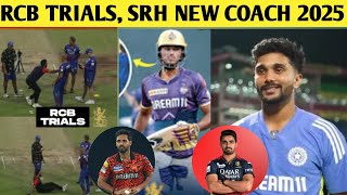 RCB Trials 2025  Srh new coach 2025  srh  srh 2025 [upl. by Groveman]