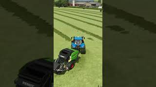 Making Silage Bales FS22 farmingsimulator22 farming fs22 baling youtubeshorts [upl. by Marcelia150]