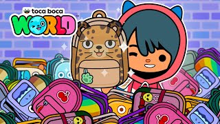 🎒 ALL BACKPACKS in TOCA BOCA WORLD [upl. by Llerraj115]