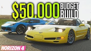 50000 Auction BUDGET BUILD  Forza Horizon 4 Coop [upl. by Serdna]