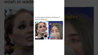 Best memes on the internet part 122 🤣 Adele vs Billie Eilish shorts celebrity funny fyp memes [upl. by Eiuqnimod]