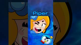 Ranking Every Piper Skin 💕🥧 brawlstars shorts [upl. by Medlin]