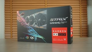 ASUS ROG Strix Radeon RX 580 Gaming OC Edition incelemesi [upl. by Ahseim]