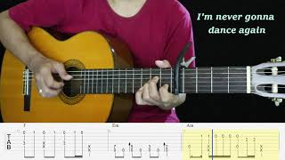 Careless Whisper  George Michael  Fingerstyle Guitar Tutorial TAB  Chords [upl. by Narayan]