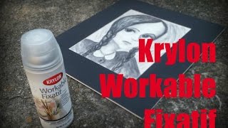 Workable Fixatif by Krylon [upl. by Ahcim]