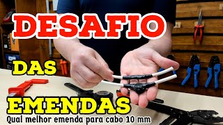 Qual o Melhor Jeito de Emendar Cabos Elétricos de 10mm ou Mais Como Fazer Emenda em Cabo 10mm [upl. by Limhaj]