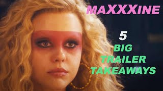 MaXXXine Trailer  5 Biggest Takeaways [upl. by Keyser]