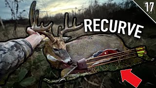 Wisconsin Traditional Bow Hunt  Set Up 80 Yards from BEDDED BUCK [upl. by Maybelle]