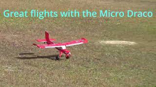 Final flights for the day Micro Draco and the AeroScout 12082024 [upl. by Filipe422]