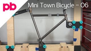 Miter amp Fixture Top Tube and Down Tube  Mini Town Bicycle 06 [upl. by Cavan808]