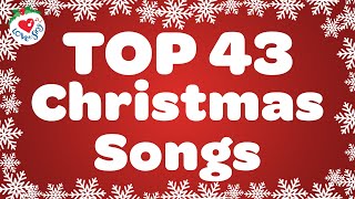 Top 43 Popular Christmas Songs and Carols Playlist 🎅🎄 Merry Christmas 2 Hours [upl. by Lirbij]