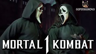 Mortal Kombat 1 NEW Ghostface Intro Vs Peacemaker  Ghostface DLC [upl. by Asiil]