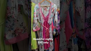 Beautiful 2 piece nighty 550 only nightwear dress fashion sale kurti nightdress [upl. by Esinal]