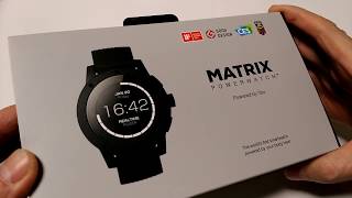 MATRIX PowerWatch 世界初、体温で充電するスマートウォッチ開封 [upl. by Nitsed456]