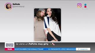 Belinda y Kenia Os preparan su primera colaboración  Noticias con Crystal Mendivil [upl. by Womack]