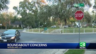 Woodland PD warns drivers about dangers of violating roundabout rules [upl. by Llorrac]