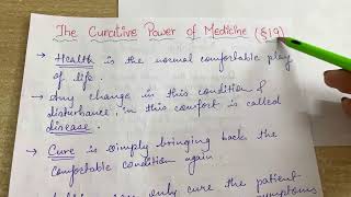 The curative power of medicine aphorism19 organon homoeopathy Hindi [upl. by Nylahsoj]