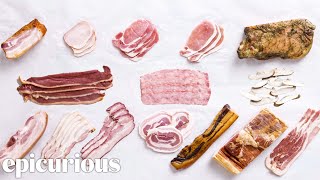 Trying Every Type Of Bacon  The Big Guide  Epicurious [upl. by Ayekan266]