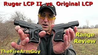 Ruger LCP II vs Original LCP  Range Review  TheFireArmGuy [upl. by Felicio]