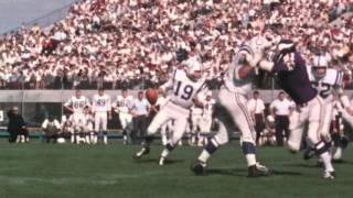 Johnny Unitas Breaks Career Passing TD Record Sept 18 1966  This Day in NFL History [upl. by Nanine]