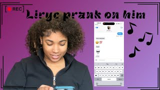 Lyric prank on my boyfriend BAD HABITS by usher [upl. by Alonzo]