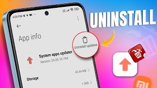 How to Uninstall System App Updates on Xiaomi Android  Revert System Apps to Original Version [upl. by Essej]