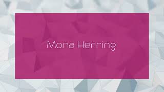 Mona Herring  appearance [upl. by Eiduj]