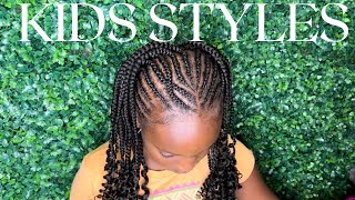 Half Up Half Down  kids hairstyles Tonlo451 kidshair hair [upl. by Akkire]