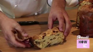 Easy Dessert How To  How to Cut Panettone [upl. by Anirad]