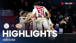 Ajax Defeats the Unbeatable Intense 32 Victory Over PSV Highlights [upl. by Cherie]