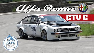 Alfa Romeo GTV6 Rally amp Hillclimb  epic Busso V6 sound 🍀 PURE SOUND HD [upl. by Adorne]