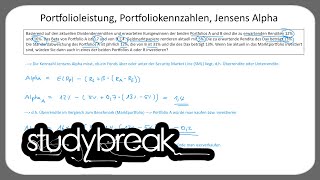 Portfolioleistung Portfoliokennzahlen Jensens Alpha  Asset Management [upl. by Isaak205]