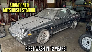 First Wash In 12 Years ABANDONED Mitsubishi Starion Car Detailing Restoration [upl. by Worthy]