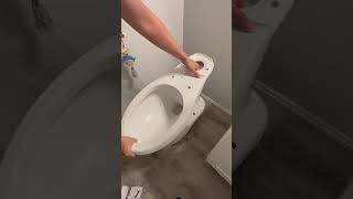 Installing smart bidet toilet  part 1 remove old toilet and install electric outlet [upl. by Oirtemed]