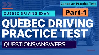 Quebec Driving Practice Test  Quebec Driving School 20212022 All QuestionsAnswers Part1 [upl. by Rhonda]