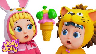 Do you like broccoli ice cream  Ice cream song  Jolly Jolly Nursery Rhymes amp Kids Songs [upl. by Muiram]